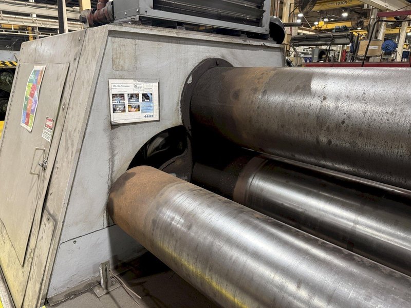 1.5" X 10' MG MODEL #EH-430/40 4-ROLL HYDRAULIC PLATE BENDING ROLL: STOCK #23768