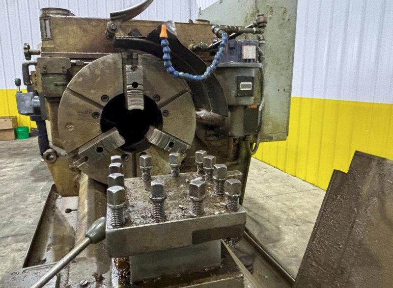 12.5" HOLLOW SPINDLE WARNER &amp; SWASEY MODEL 4A (M–3580) SQUARE HEAD TURRET LATHE. STOCK # 1107725