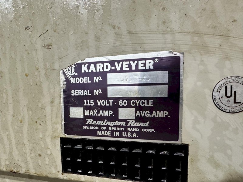 13 DRAWER X 70" X 36" KARD-VEYER ROTATING TOOL STORAGE SYSTEM: STOCK #17870