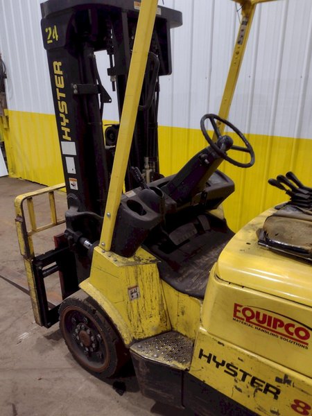 8000 LBS HYSTER MODEL S80XM LP-GAS FORKLIFT: STOCK #18837
