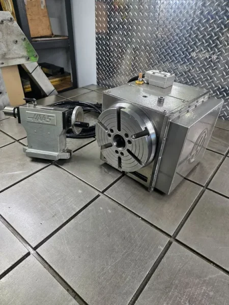 HAAS SHRT-210SPH 8.3” CNC Rotary Table 4th Axis Type &amp; 6" Tailstock #8143