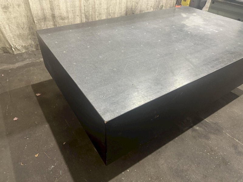53&quot; X 86&quot; X 15&quot; BLACK GRANITE HEAVY DUTY PLATE : STOCK# 77246