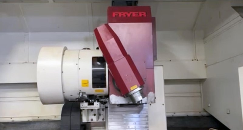 Fryer TC-120 5-Axis CNC VMC, 2018 – 120″ x 32″, TSC, 40 HP, 18K Spindle