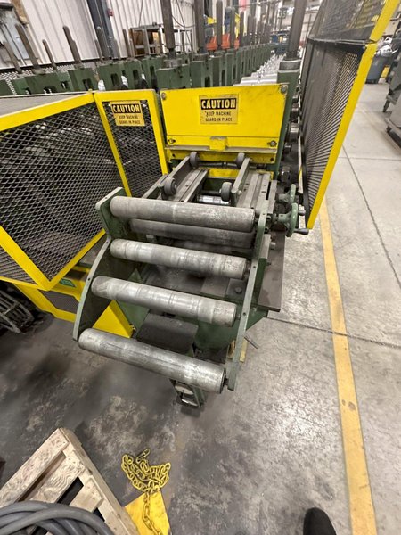 10 &amp; 12 STAND X 2" BRADBURY SIDE BY SIDE U JOINT DRIVE ROLLFORMER: YOBRO #24947