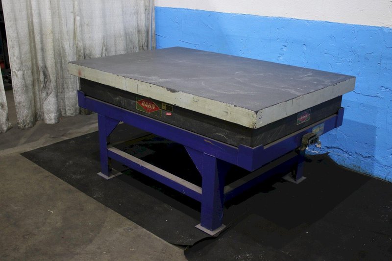 48&quot; X 72&quot; X 10&quot; RAHN GRANITE TABLE ON STAND: STOCK #76220