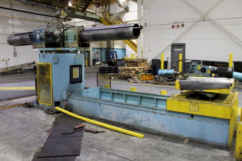 SWFESC62 PERFECTO PRESS FEED LINE WITH ASC JN 1235 UNCOILER. STOCK # 0133625