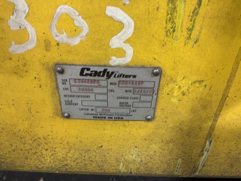 CADY 20,000 LBS LIFTING BEAM   -  C20-11SP
