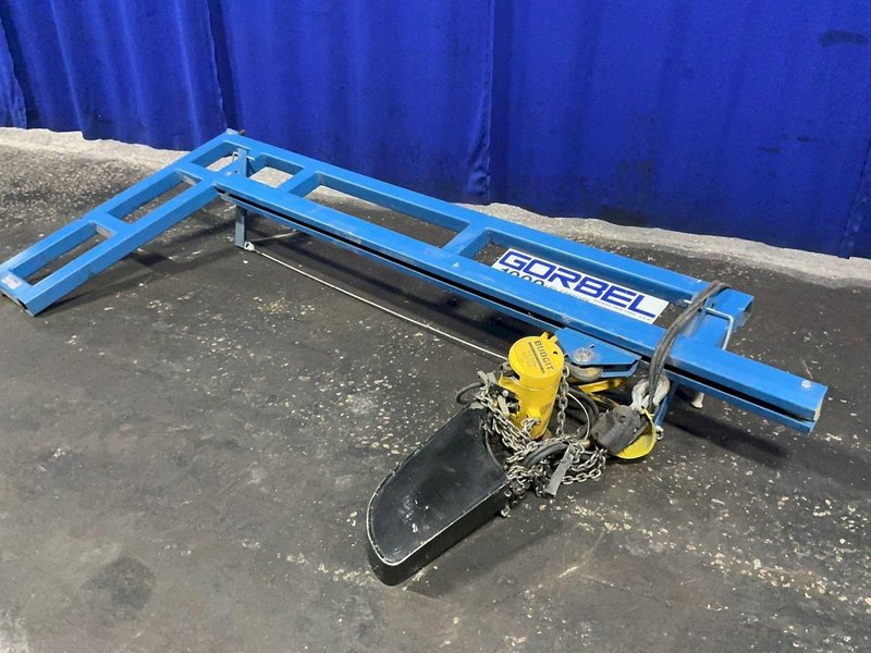 GORBEL 1000 LBS WORKSTATION BRIDGE CRANE W/ HOIST