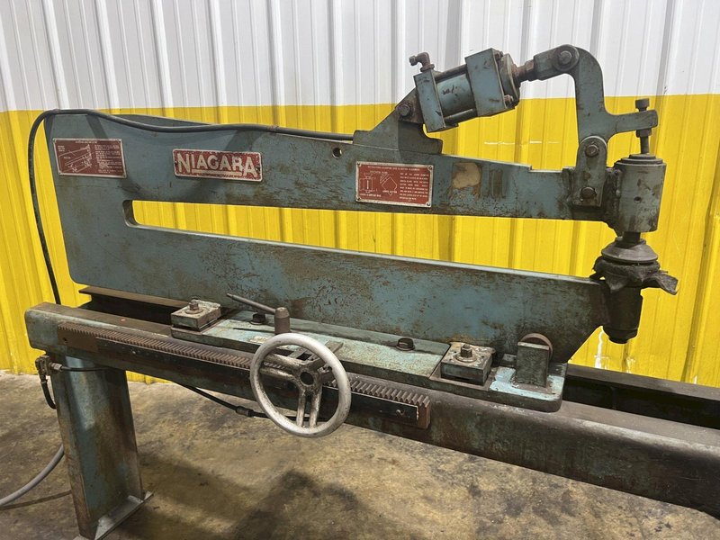 60&quot; X 10 GAUGE NIAGARA MODEL #31-ARC MECHANICAL CIRCLE SHEAR : STOCK #19317