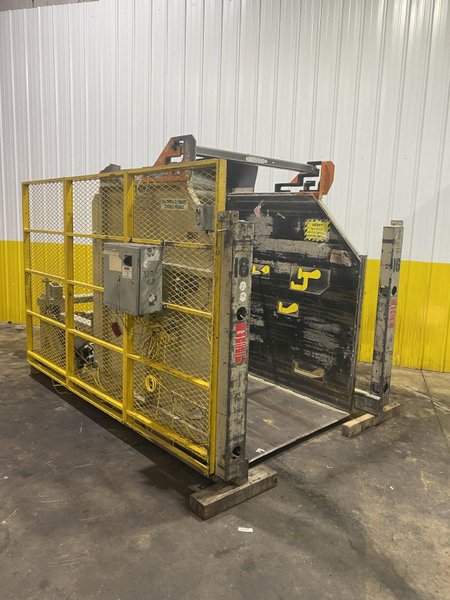 54" X 60" X 5000 LBS SOUTHWORTH MODEL #L006035-9 CONTAINER FLIPPER UNLOADING MACHINE: STOCK #17010