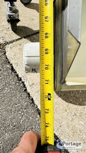 Dorner 7200 Series Sanitary  S.S. Conveyor  |  6” x 72" Up Conveyor with VFD Control