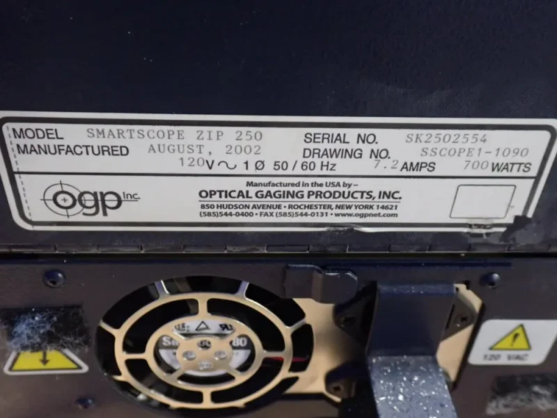 OPTICAL GAGING PRODUCTS MULTISENSOR MEASUREMENT SYSTEM  -  SMARTSCOPE ZIP 250