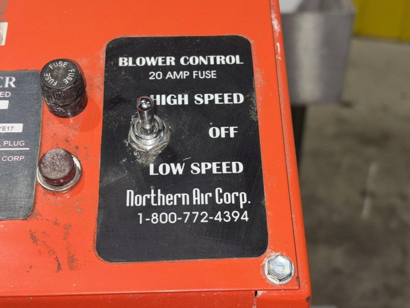 1 HP NORTHERN AIR CORP MODEL #OSAR-6000 POLLUTION FIGHTER MOBILE DUST COLLECTOR: STOCK #22420