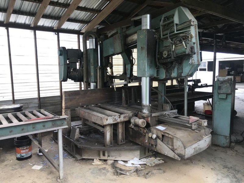 40" W X 20" H PEERLESS MODEL #SHB-4020S HORIZONTAL SEMI-AUTOMATIC BANDSAW: STOCK #20494