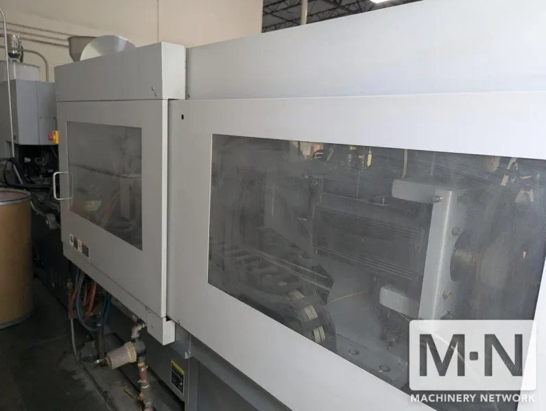 200 TON 15 OZ TOSHIBA MODEL EC200SXV50-8B ELECTRIC INJECTION MOLDING MACHINE MFG 2010