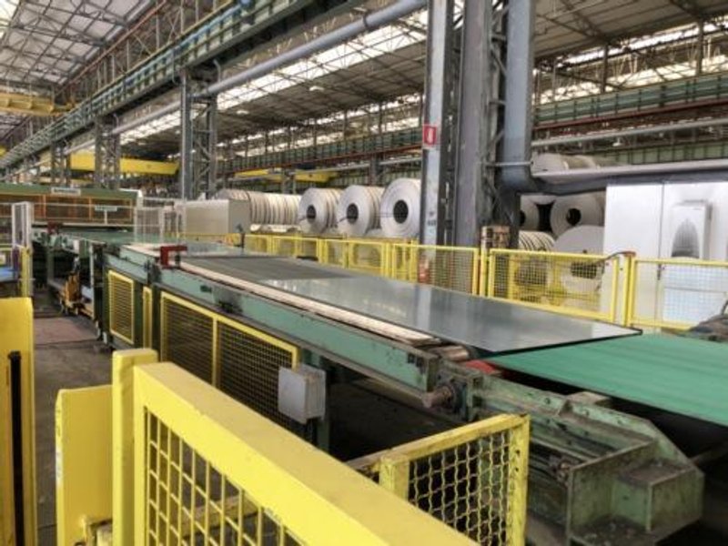 60" (1500MM) x .115" (3MM) x 30 TON FIMI CUT TO LENGTH LINE