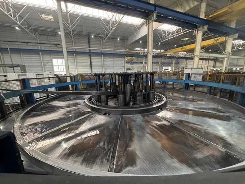 3.5" x 6mm Rafted Oto Mills Tube Mill Line with Mair Packaging Line