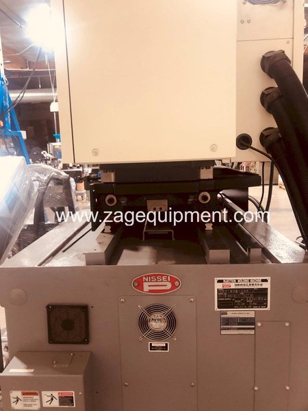 Nissei Used NEX180-25E Electric Injection Molding Machine, 198 US Ton, 5.5 oz., Yr. 2016