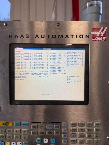 Haas VF-3D CNC Vertical Machining Center – 4th Axis Ready Mill