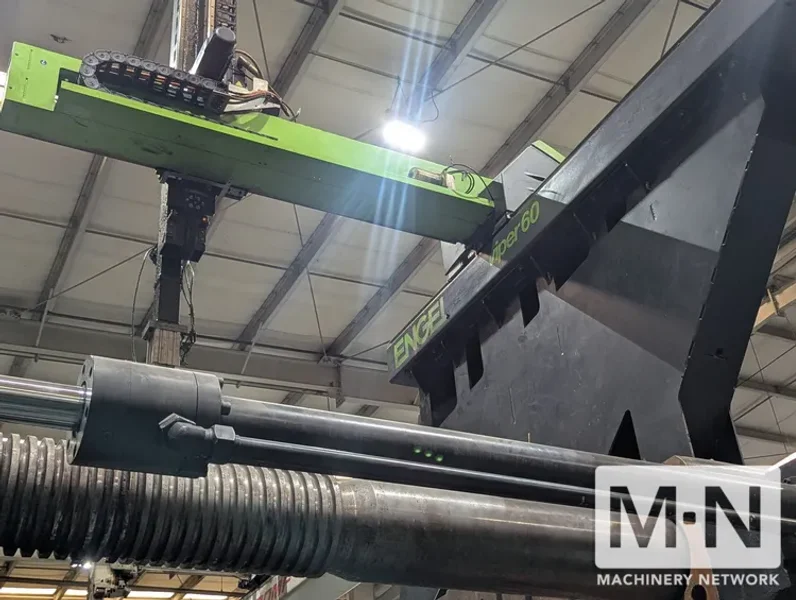 1500 TON 134 OZ ENGEL MODEL DUO 7050/1500WP INJECTION MOLDING MACHINE MFG 2015