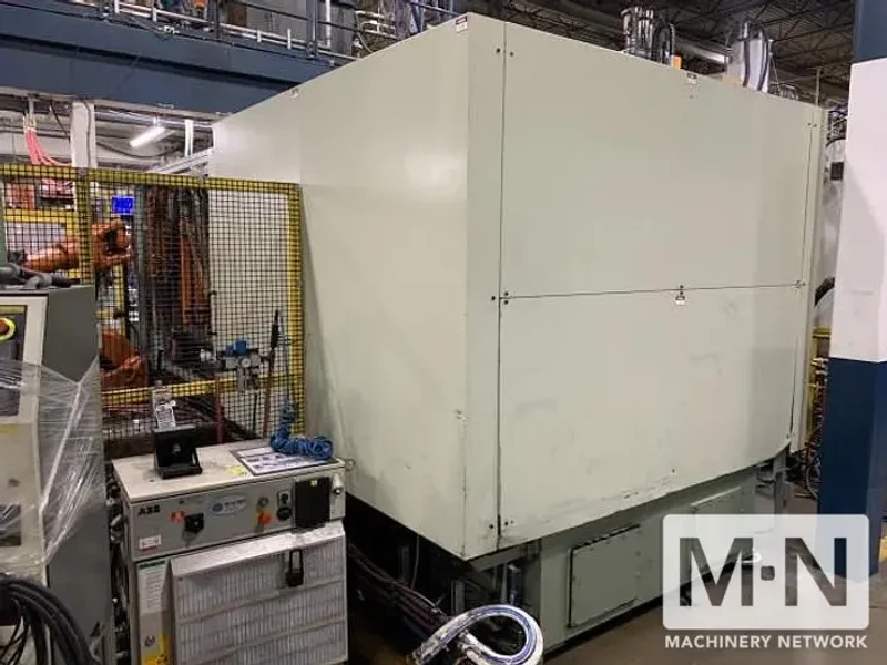 943 TON 201 OZ NISSEI MODEL FV9200-600L INJECTION MOLDING MACHINE MFG 2003