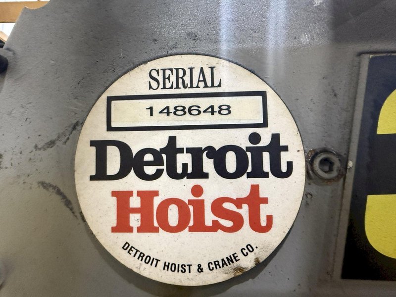 3 TON X 20' OSBORN SINGLE GIRDER CRANE W/ DETROIT HOIST: YOBRO #24536