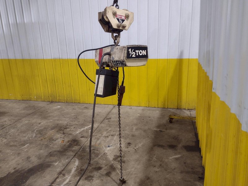 1/2 TON COFFING MODEL EC-1016-3 MOTORIZED POWER CHAIN HOIST: YOBRO #25041