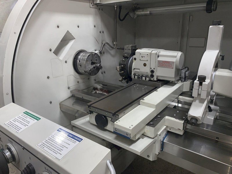 Milltronics Model ML16/40 2-Axis CNC Flat Bed Lathe, S/N 1289. Low Hours!