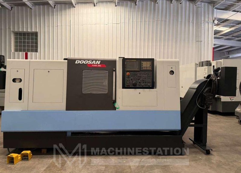 Doosan Puma 280 CNC Turning Center – 12″ Chuck Lathe