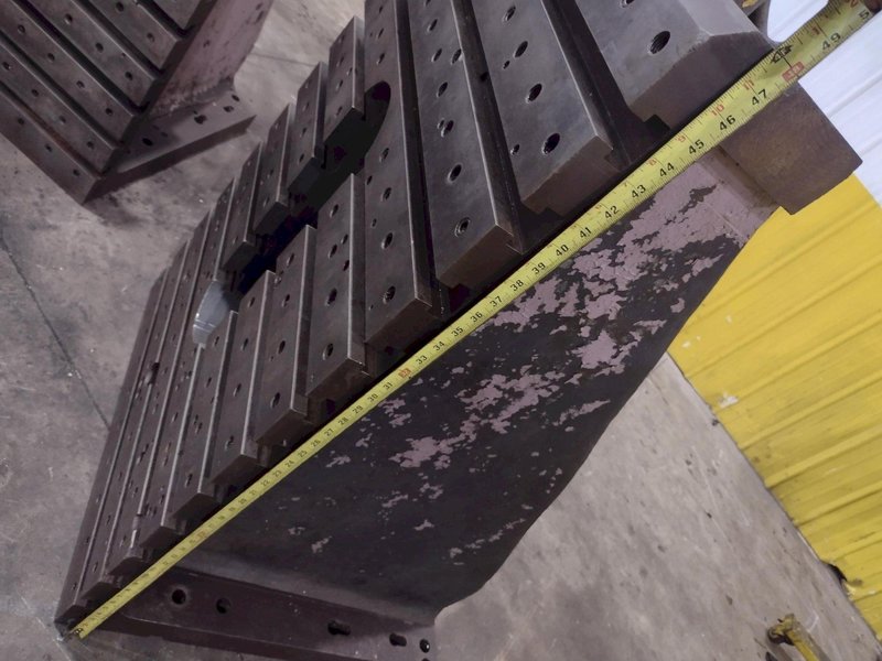 (2) 48" H X 29.5" W X 29" DEEP STEEL ANGLE PLATES: YOBRO #25794