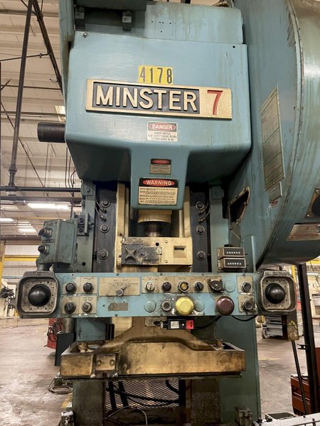 75 TON MINSTER MODEL #7 GAP FRAME PRESS: STOCK #0951821