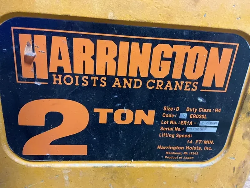 HARRINGTON 2 TONS HOIST