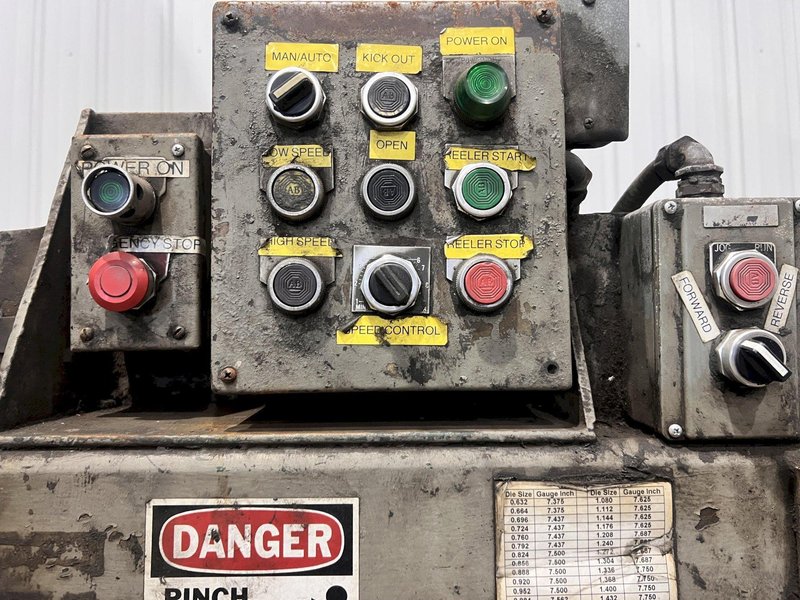 2" ROTARY 2-ROLL TUBE &amp; BAR STRAIGHTENER: STOCK #22570