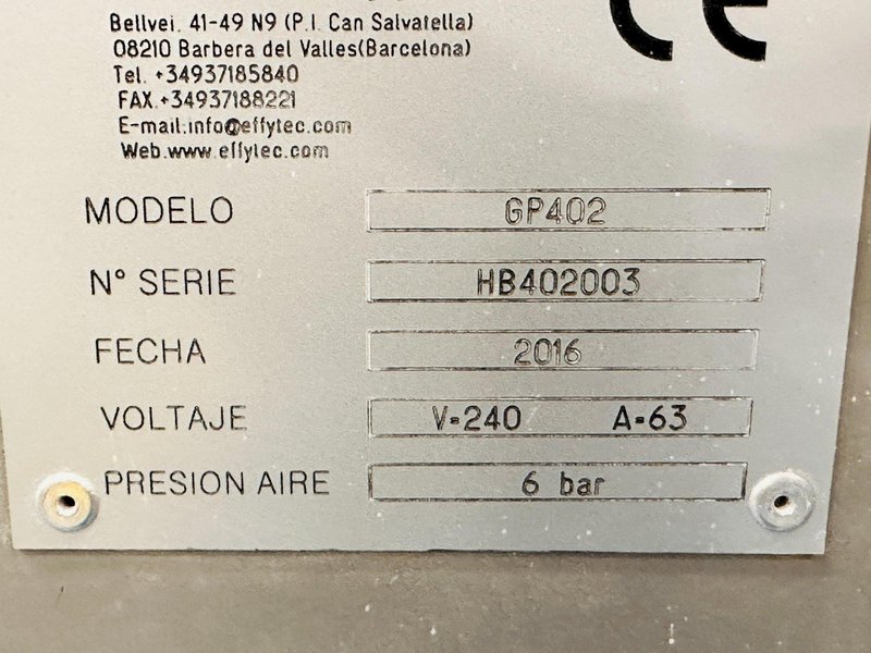 Effytec Packaging Model GP402  ||  Horizontal Pouch Form Fill &amp; Seal