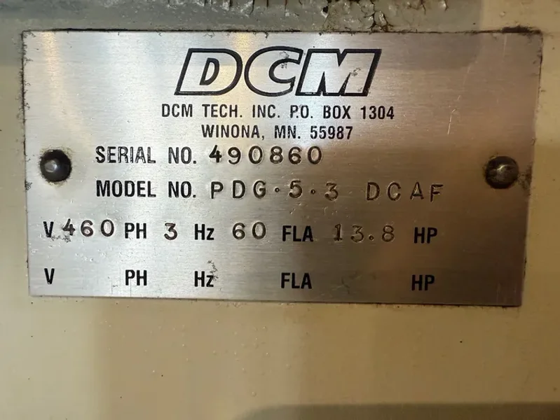 DCM WILSON TOOL PDG-5-3  AUTOMATIC Rotary Surface Grinder #7750