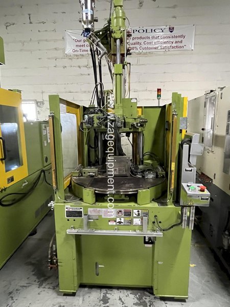 Nissei Used TNS50R5V Vertical Injection Molding Machine, Yr 2006