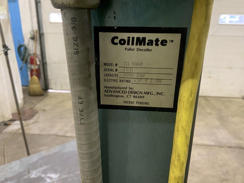 6,000-LB COILMATE MDL. CM6048 PALLET TYPE UNCOILER : STOCK #81046