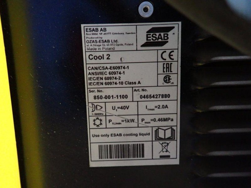 Esab Welder - Warrior 500i Cc/cv