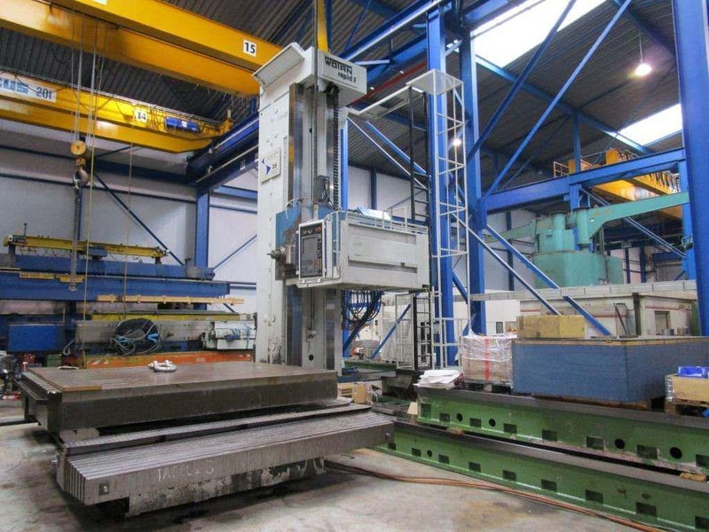 Wotan Rapid 5C CNC Floor Type Horizontal Boring Mill with Square Ram