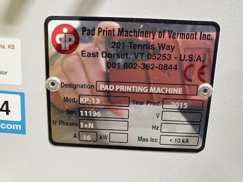 ELECTRO-PNEUMATIC PAD PRINTER