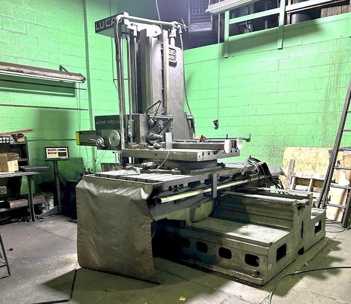 4&quot; LUCAS MODEL #44IB-72 HORIZONTAL BORING MILL: STOCK 18231