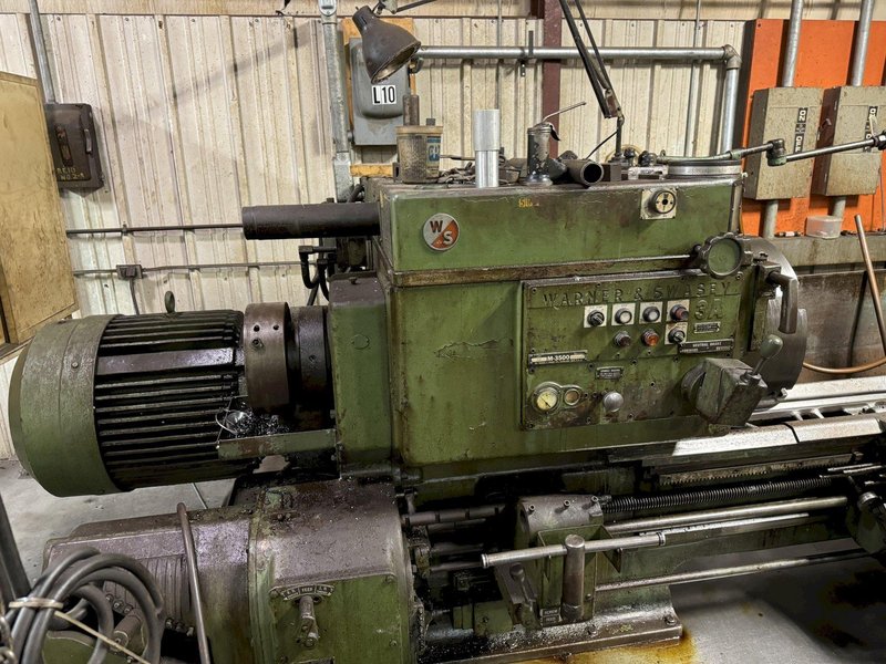 3A WARNER &amp; SWASEY M-3500 SADDLE TYPE TURRET LATHE. STOCK # 0345325