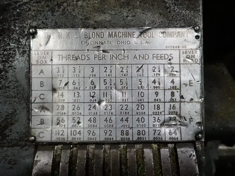 LEBLOND 24" X 100" LATHE