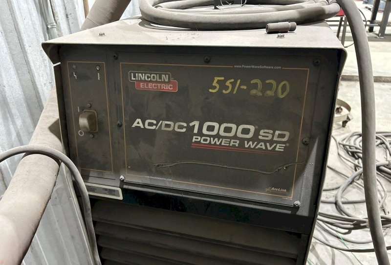LINCOLN AC/DC 1000SD POWER WAVE SUBMERGED ARC WELDER, NEW 2013: YOBRO #24902