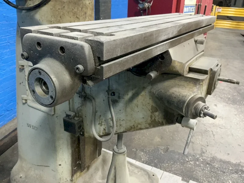 BRIDGEPORT 9”X42” TABLE VERTICAL MILL  -  74754