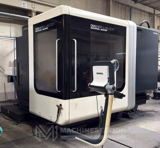 DMG DMU 80P duoBLOCK 5 Axis CNC Universal Machining Center – 18,000 RPM Mill