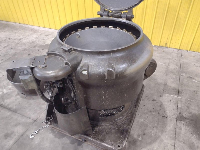 30&quot; BARRETT MODEL #1100E MOTORIZED CHIP SPINNER / WRINGER w/ (2) CHIP PANS: STOCK #23373