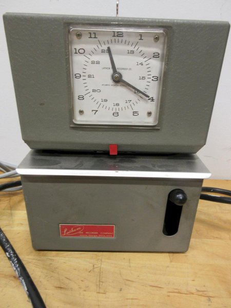 Vintage Employee Time Clock Stamp Recorders, (1) Calculagraph, (2) Stromberg, (1) Lathem- Auction Item