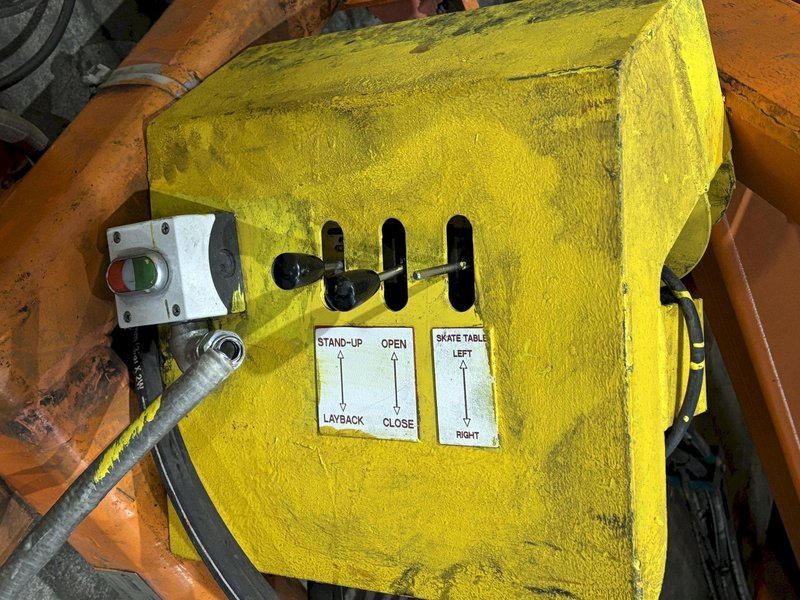 50&quot; x 70 -&gt; 118&quot; CHERRYS MODEL #PSR-118VB PALLET INVERTER, FLIPPER, ROLLOVER MACHINE: STOCK #23223