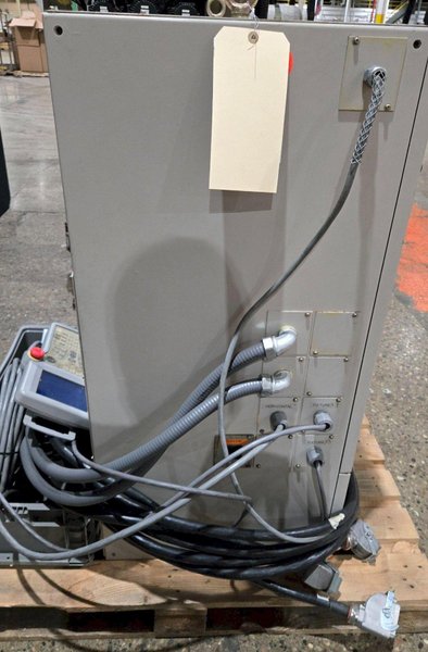 YASKAWA MOTOMAN UP130-RB00 INDUSTRIAL ROBOT ARM AND CONTROL CABINET USED